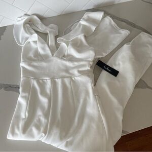 Lulus Elegant White jumpsuit